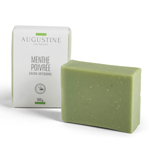 Savon solide "Menthe Poivrée" 100g Les Savons d'Augustine